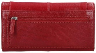 Lagen Dámska peňaženka kožená BLC/4228 Červená/Červená