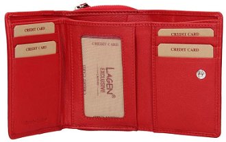 Lagen Dámska peňaženka kožená BLC/4230 Červená