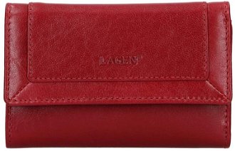 Lagen Dámska peňaženka kožená BLC/4390 Červená/červená