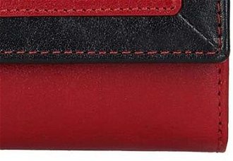 Lagen Dámska peňaženka kožená BLC/4390 Červená/Čierna 9