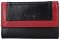 Lagen Dámska peňaženka kožená BLC/4390 Čierna/červená