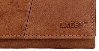 Lagen Dámska peňaženka kožená PWL-388 Cognac 9