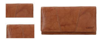 Lagen Dámska peňaženka kožená PWL-388 Cognac 4