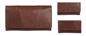 Lagen Dámska peňaženka kožená PWL-388 Hnedá 3