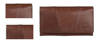 Lagen Dámska peňaženka kožená PWL-388 Hnedá 4