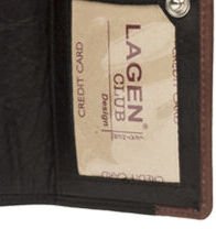 Lagen Dámska peňaženka kožená PWL367 Čierna 9