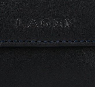 Lagen Dámska peňaženka kožená TS 500 Modrá 5