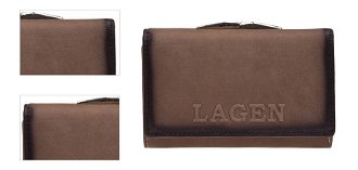 Lagen Dámska peňaženka kožená V TPD 36 Béžová 4