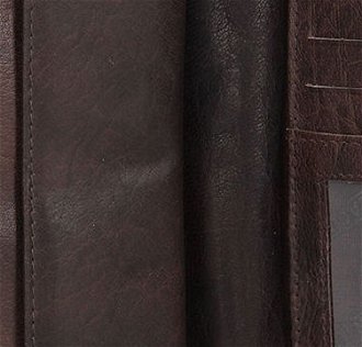Lagen Dámska peňaženka kožená V62 Tmavo hnedá 5