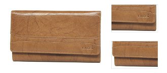 Lagen Dámska peňaženka kožená W-2025 Svetlo hnedá 3