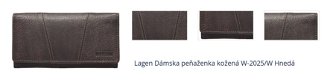 Lagen Dámska peňaženka kožená W-2025/W Hnedá 1