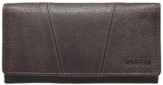 Lagen Dámska peňaženka kožená W-2025/W Hnedá
