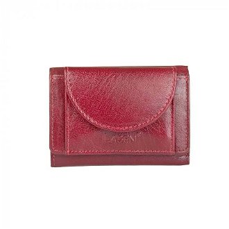 Lagen Dámska peňaženka kožená W 2030 Červená