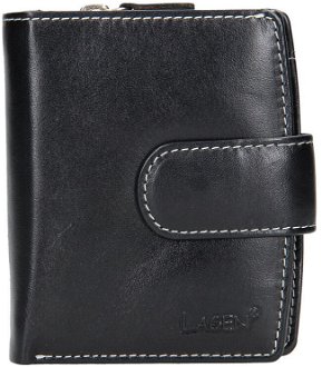 Lagen dámská peněženka kožená 3807/EST Black