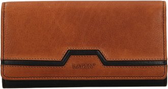 Lagen dámská peněženka kožená BLC/4787/720 Black/cognac