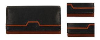 Lagen dámská peněženka kožená BLC/4787/720 Cognac/black 3