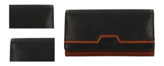 Lagen dámská peněženka kožená BLC/4787/720 Cognac/black 4