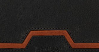 Lagen dámská peněženka kožená BLC/4787/720 Cognac/black 5