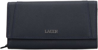 Lagen dámská peněženka kožená BLC/5064/621 Navy blue