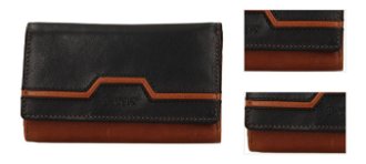 Lagen dámská peněženka kožená BLC/5305/222 Cognac/black 3