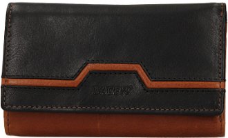 Lagen dámská peněženka kožená BLC/5305/222 Cognac/black 2