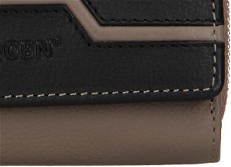Lagen dámská peněženka kožená BLC/5374/422 Taupe/black 9