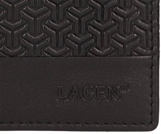 Lagen pánska kožená peňaženka BLC-5316 Black 9