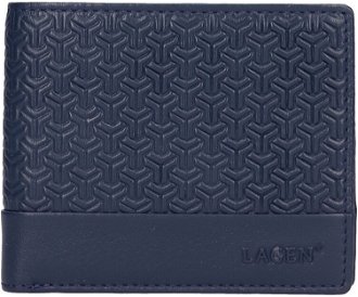 Lagen pánska kožená peňaženka BLC-5316 Navy blue