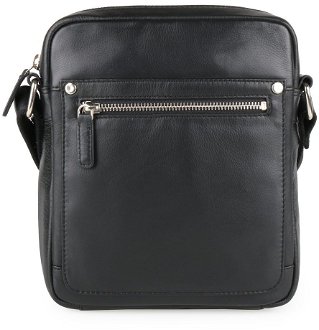Lagen Pánská kožená taška přes rameno 23603 - černá