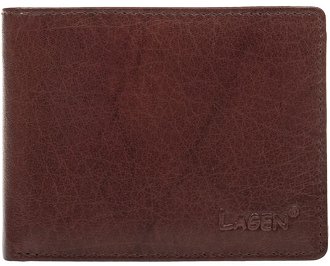 Lagen Pánska peňaženka kožená 02310008 Hnedá