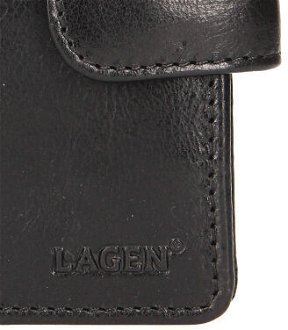 Lagen pánska peňaženka kožená 1991/T Black 9