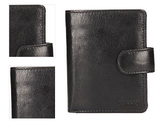 Lagen pánska peňaženka kožená 1991/T Black 4