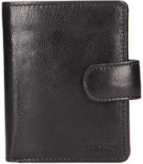Lagen pánska peňaženka kožená 1991/T Black 2