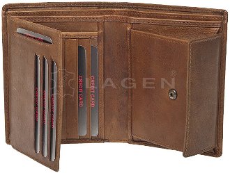 Lagen Pánska peňaženka kožená 2001/V Hnedá