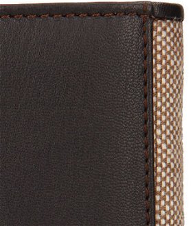 Lagen Pánska peňaženka kožená 50449 Béžová/Tmavo hnedá 7