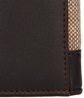 Lagen Pánska peňaženka kožená 50449 Béžová/Tmavo hnedá 9