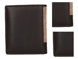 Lagen Pánska peňaženka kožená 50449 Béžová/Tmavo hnedá 3