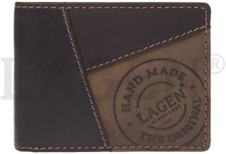 Lagen Pánska peňaženka kožená 511451 Hnedá