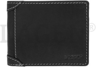 Lagen Pánska peňaženka kožená 511462 Čierna