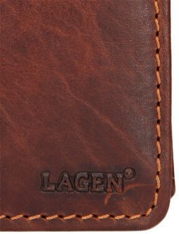Lagen pánska peňaženka kožená 51146/M Brown 9