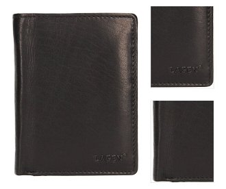 Lagen pánska peňaženka kožená 6538 Black 3