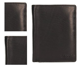 Lagen pánska peňaženka kožená 6538 Black 4