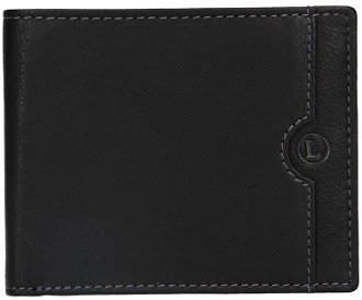 Lagen Pánska peňaženka kožená BLC/4231 Čierna