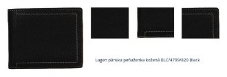 Lagen pánska peňaženka kožená BLC/4799/820 Black 1