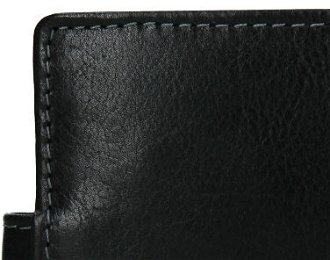 Lagen Pánska peňaženka kožená E1036/T Čierna 6