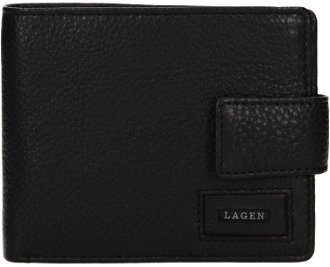 Lagen pánska peňaženka kožená LG -10299 Black