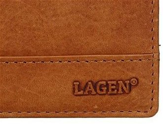 Lagen Pánska peňaženka kožená LM 64665/V Hnedá 9