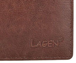Lagen Pánska peňaženka kožená PW 521 Hnedá 9