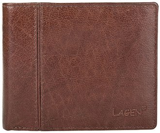 Lagen Pánska peňaženka kožená PW 521 Hnedá 2