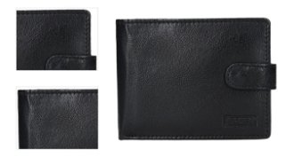 Lagen Pánska peňaženka kožená V 42 Čierna 4